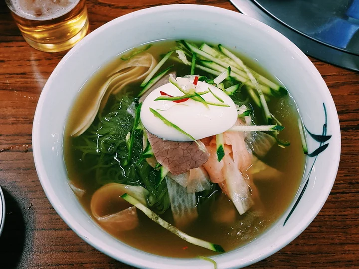 Naenmgyeon south korean food