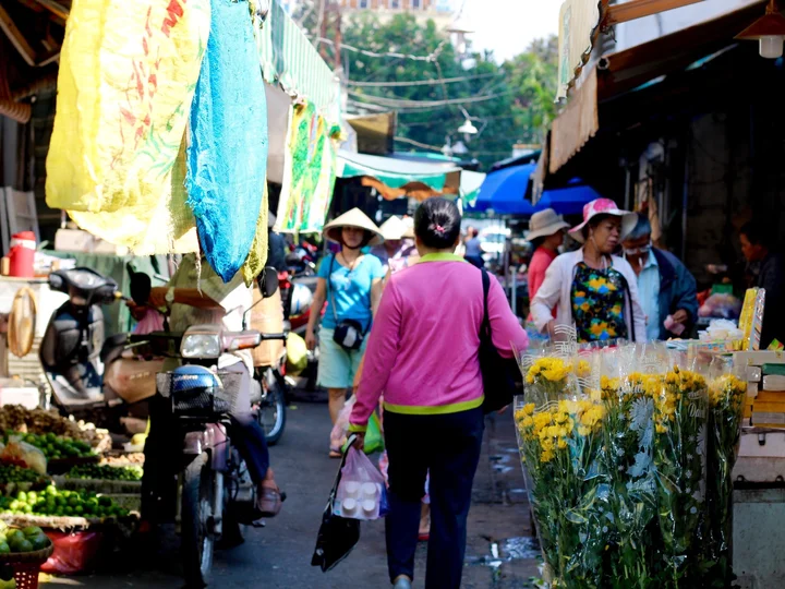 Ho Chi Minh City food market