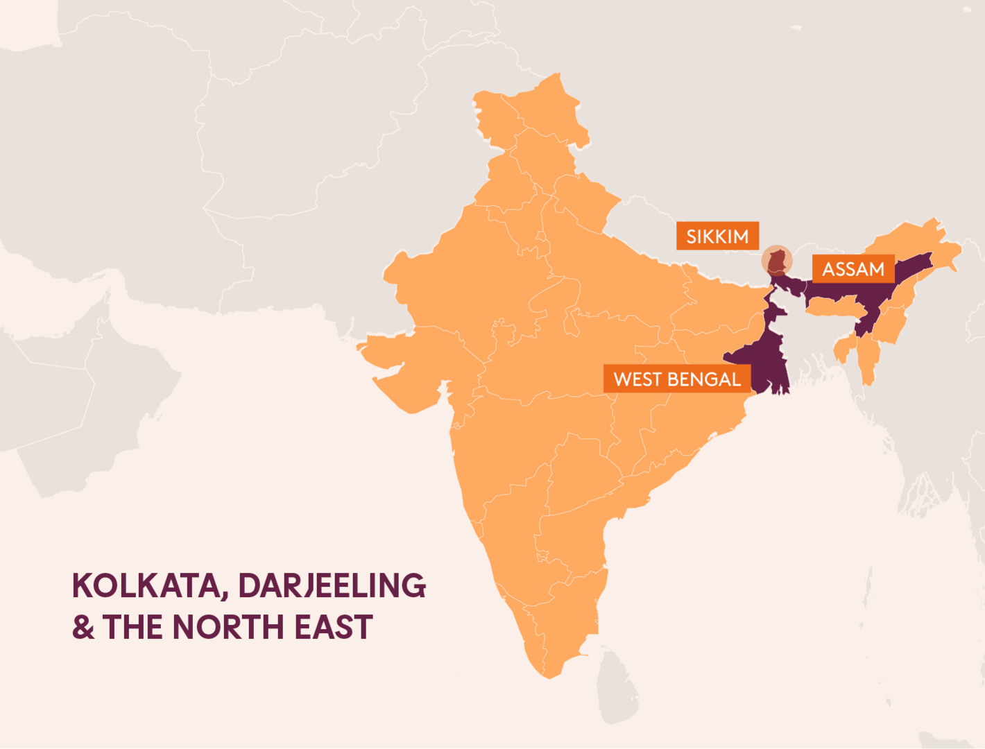 Kolkata, Darjeeling & The North East