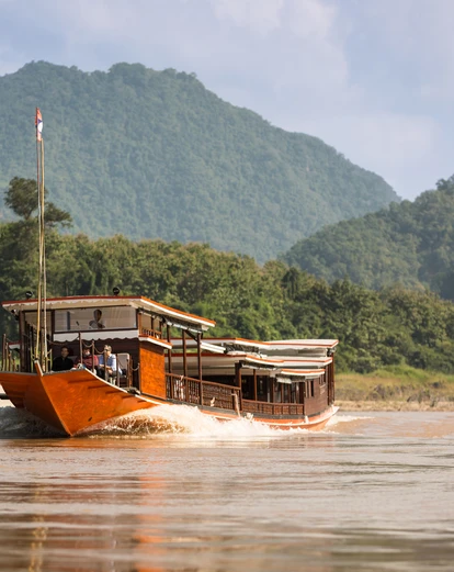 Cruising on the Upper Mekong River