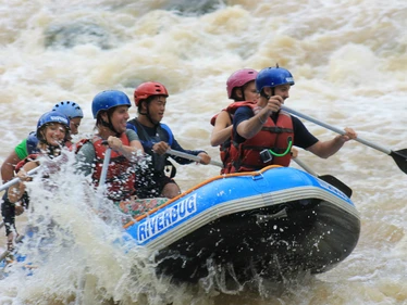 Whitewater rafting on the Padas River