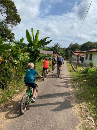 Cycling tour in rural Malacca