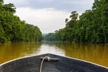 Boat on Kinabatangan River