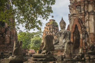 Ancient ruins at Ayutthaya
