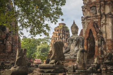 Ancient ruins at Ayutthaya