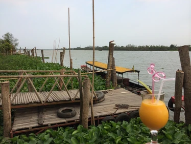 Mango Shake on the Mekong Delta