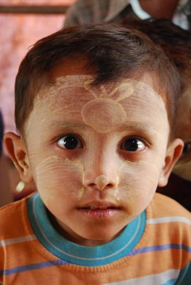 Boy with thanaka