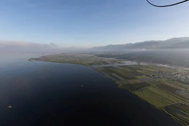 View over the lake