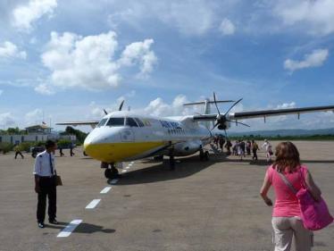 Domestic flight at Golden Rock