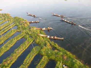 Inle Lake from above