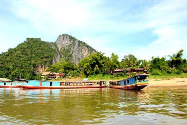 Nam Ou River in Nong Khiaw