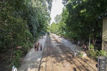 Crossing the tracks