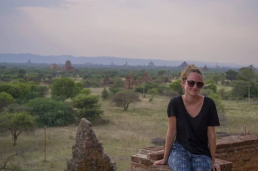 Kate in Bagan