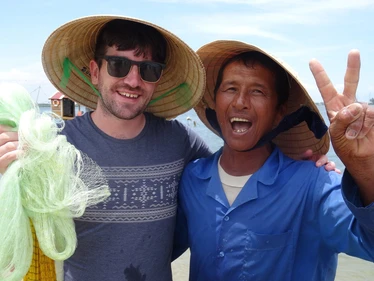 Meeting local people