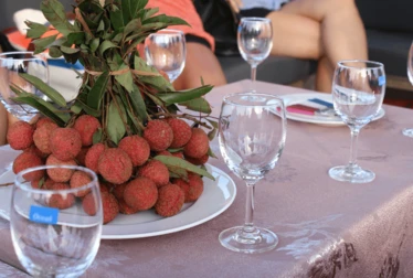Lychees for lunch