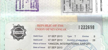 Burma visa