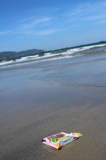 Litter on China Beach