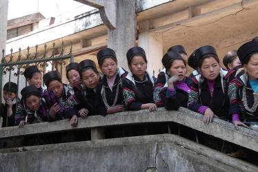 Black Hmong women in northern Vietnam