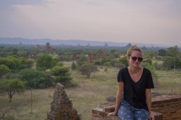 Kate in Bagan